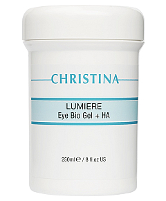 Christina Eye & Neck Bio Gel + HA - Lumiere - Гель для кожи век и шеи с комплексом дерма-витаминов и гиалуроновой кислотой 250 мл
